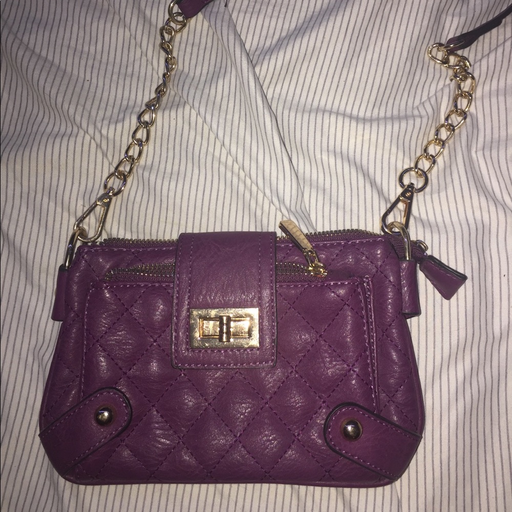 cute royal padded purse